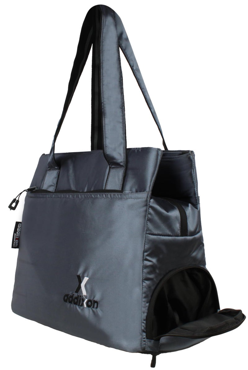 addixon Medium 10L Shoulder Bags for Women with umbrella pocket, Stylish Made of Lightweight Polyester Handbags for Daily Use (Silver Grey) - Image 1