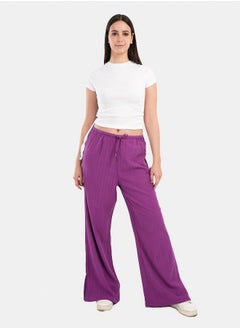 Clue Wide Leg Pants with Slits  - Image 3