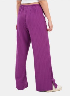 Clue Wide Leg Pants with Slits  - Image 2
