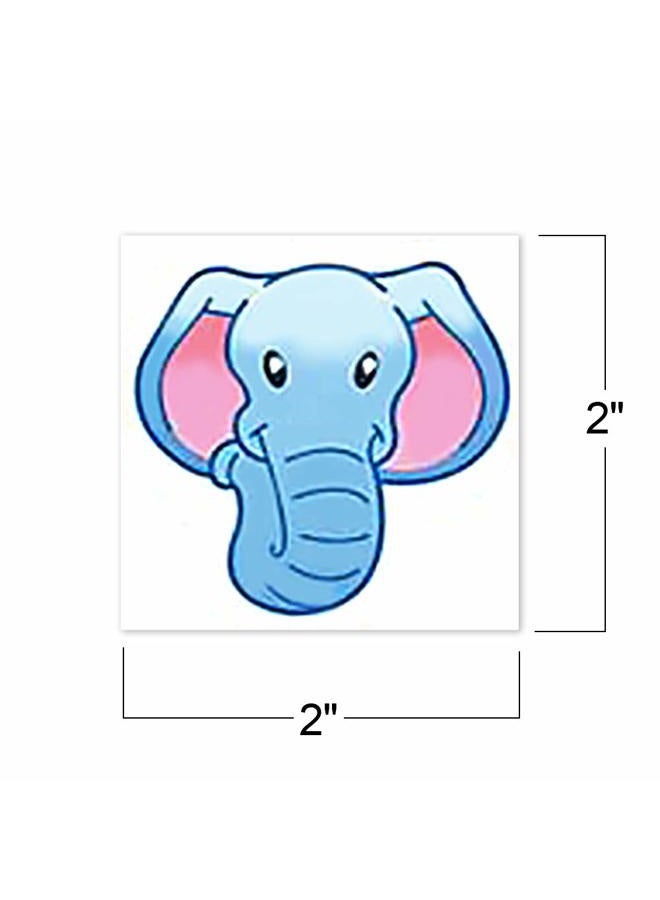 ArtCreativity Zoo Animal Temporary Tattoos for Kids - Bulk Pack of 144 Tattoos in Assorted Designs, Non-Toxic 2 Inch Tats, Birthday Party Favors, Goodie Bag Fillers, Non-Candy Halloween Treats - Image 4