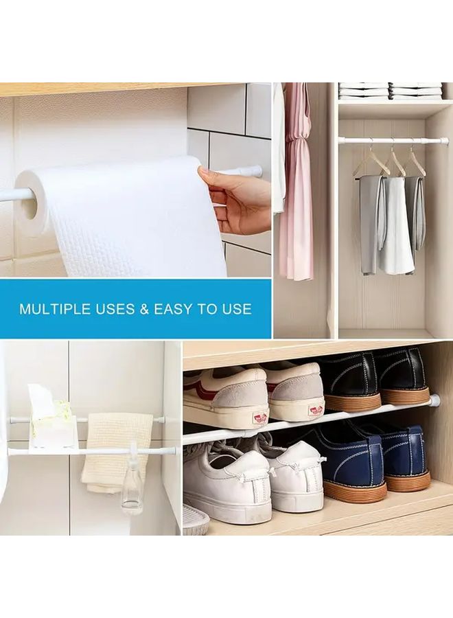 2pcs Ruyi Poles 15.75-27.56inch Rustproof No Fade Deep Dive Shower Curtain Set - Image 5