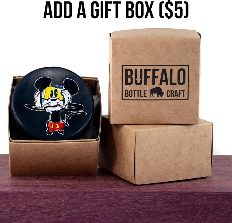 Buffalo Bottle Craft Father's Day Hockey Puck Gift- Best Dad Printed Gift Personalized Puck Official Size - Image 5