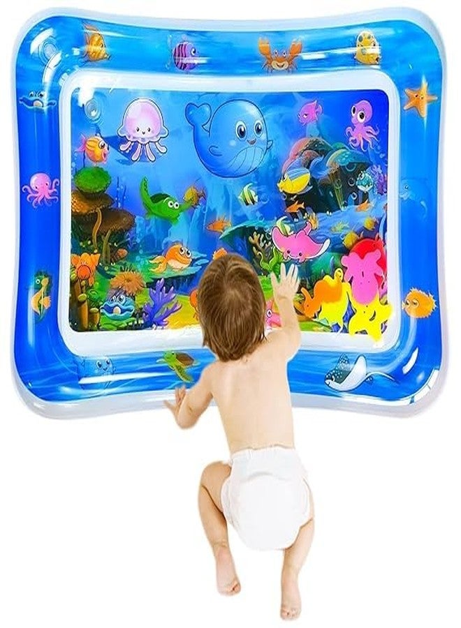 DHULKI Tummy Time Water Mat for Babies | Sensory Play Gym for 6-12 Months | Newborn Baby Essentials | Water-Filled Activity Mat | Baby Gifts | Pack of 1 - Image 2