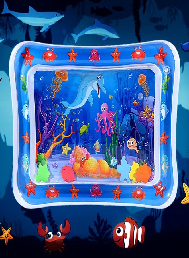 DHULKI Tummy Time Water Mat for Babies | Sensory Play Gym for 6-12 Months | Newborn Baby Essentials | Water-Filled Activity Mat | Baby Gifts | Pack of 1 - Image 5