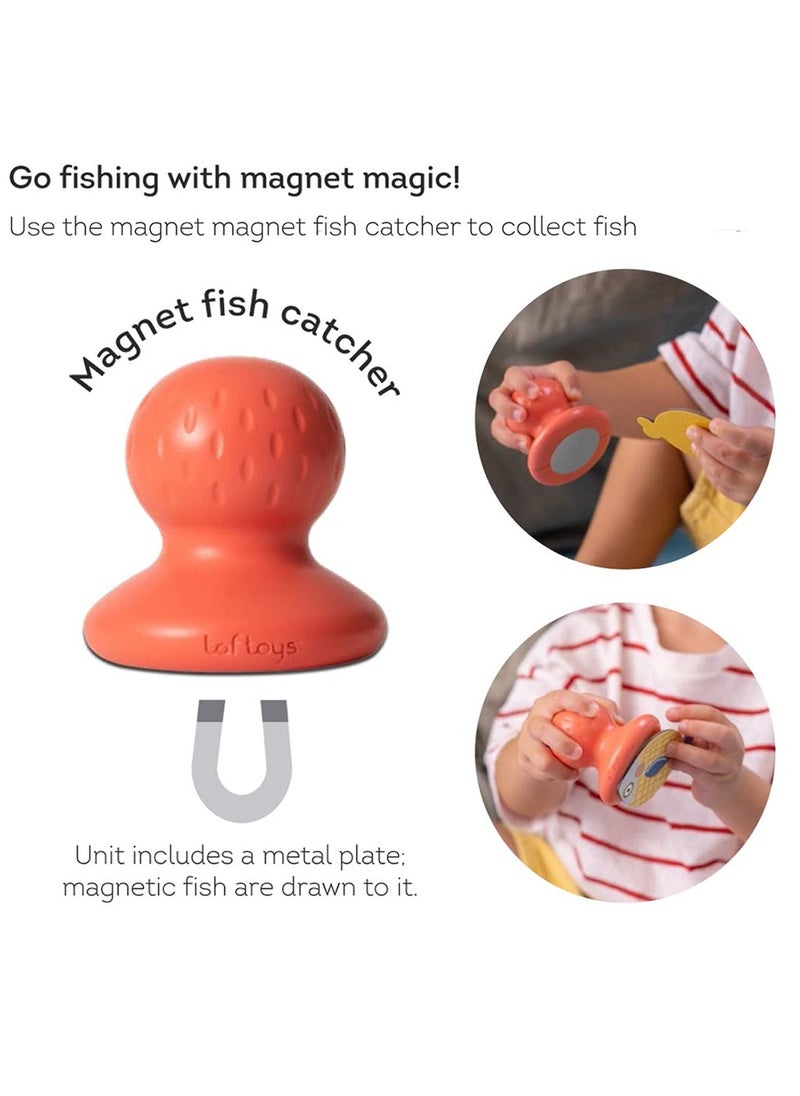 Taf Toys - Taf Toys Magnetic Fishing Game | Toddler Educational Toy | 6-in-1 Fun Game | Boys & Girls 1+ | 22x21x8 cm (8.7x8.3x3.1 in) | Multicolor - Image 1