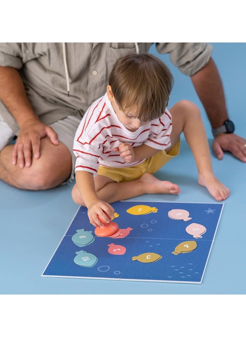Taf Toys - Taf Toys Magnetic Fishing Game | Toddler Educational Toy | 6-in-1 Fun Game | Boys & Girls 1+ | 22x21x8 cm (8.7x8.3x3.1 in) | Multicolor - Image 1