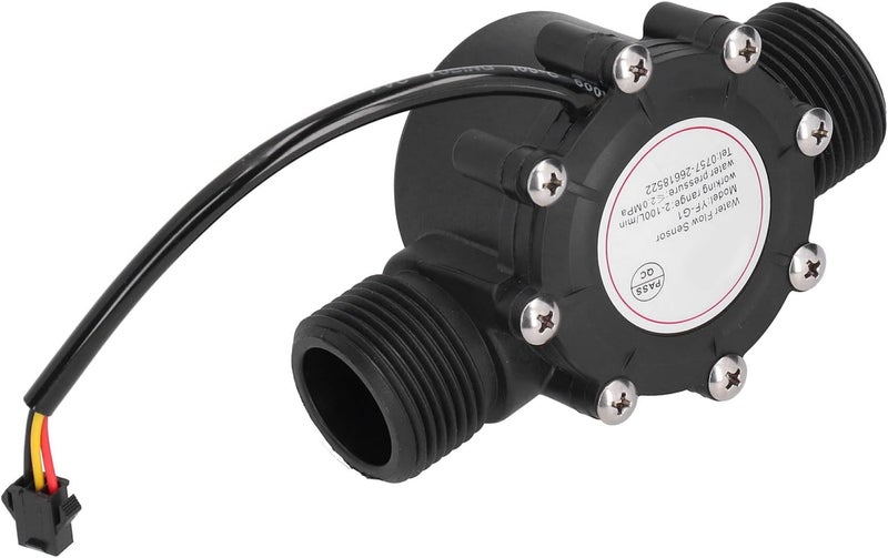 TOPINCN Water Sensor Durable Hall Meter Water Flowmeter for Swimming Pool DC5‑24V YF-G1 for Petrochemical Industry, Community Control - Image 2