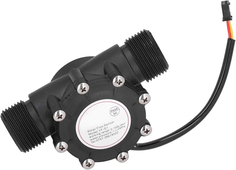 TOPINCN Water Sensor Durable Hall Meter Water Flowmeter for Swimming Pool DC5‑24V YF-G1 for Petrochemical Industry, Community Control - Image 3