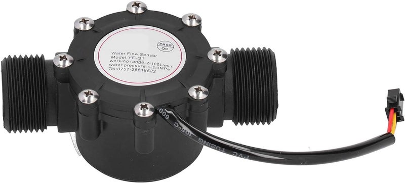 TOPINCN Water Sensor Durable Hall Meter Water Flowmeter for Swimming Pool DC5‑24V YF-G1 for Petrochemical Industry, Community Control - Image 4
