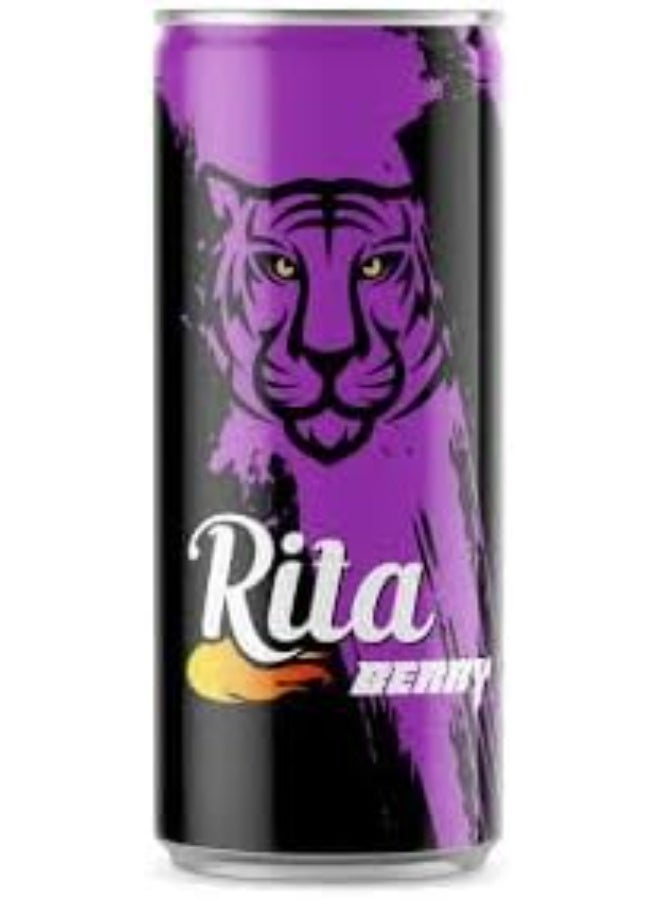 ريتا مشروب ريتا بيري فوار | مشروب غازي بنكهة التوت | مذاق فاكهي منعش وفوّار | مثالي للوجبات والمناسبات - Image 1
