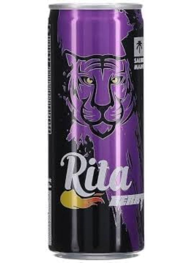 ريتا مشروب ريتا بيري فوار | مشروب غازي بنكهة التوت | مذاق فاكهي منعش وفوّار | مثالي للوجبات والمناسبات - Image 2