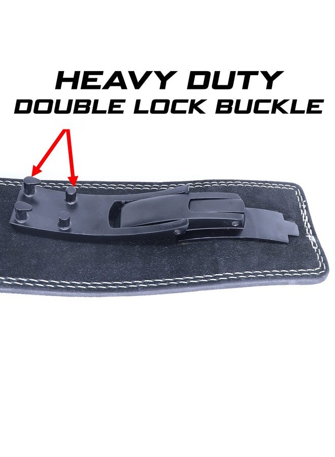 كوبو حزام رفع الأثقال Kobo مقاس 10 مم، حزام لياقة بدنية لرفع الأثقال، جلد طبيعي أصلي، عرض 4 بوصات، دعم للظهر، 9 فتحات قابلة للتعديل، تمرين القرفصاء، كمال الأجسام، رفع الأثقال، تدريب القوة، للرجال والنساء WTB-08 - Image 2