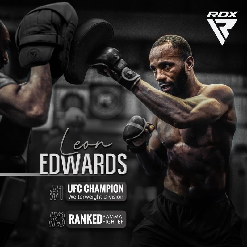 RDX Boxing Pads Curved Focus Mitts, Maya Hide Leather Kara Hook and jab Training Pads, Adjustable Strap Ventilated, MMA Muay Thai Kickboxing Coaching Martial Arts Punching Hand Target Strike Shield - Image 5