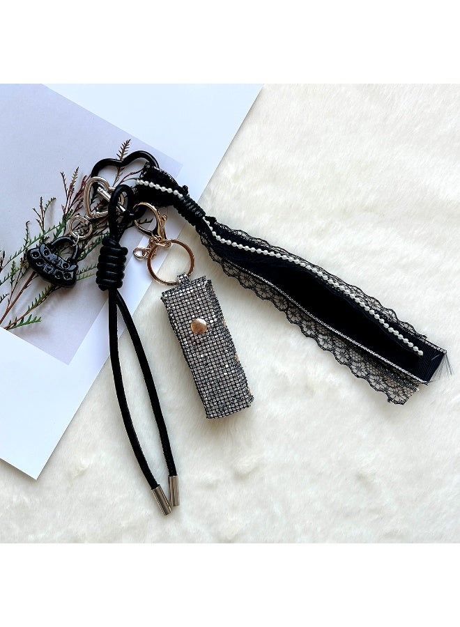 تيني بابي سلسلة مفاتيح فاخرة للجنسين، مصنوعة من مادة البولي يوريثين عالية الجودة بتصميم خرز كبير على شكل قلب، مثالية لتعليق الحقائب، وإكسسوارات أنيقة للسيارات والهواتف المحمولة، وهدايا عيد الحب، وإكسسوارات لطيفة، مناسبة لحقائب الظهر وحقائب اليد ومفاتيح السيارات، للنساء ومحبي الأنمي، مثالية للاستخدام اليومي، ومناسبة للياقة البدنية أو السفر. - Image 1