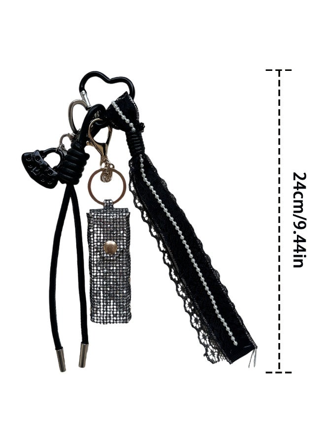 تيني بابي سلسلة مفاتيح فاخرة للجنسين، مصنوعة من مادة البولي يوريثين عالية الجودة بتصميم خرز كبير على شكل قلب، مثالية لتعليق الحقائب، وإكسسوارات أنيقة للسيارات والهواتف المحمولة، وهدايا عيد الحب، وإكسسوارات لطيفة، مناسبة لحقائب الظهر وحقائب اليد ومفاتيح السيارات، للنساء ومحبي الأنمي، مثالية للاستخدام اليومي، ومناسبة للياقة البدنية أو السفر. - Image 2