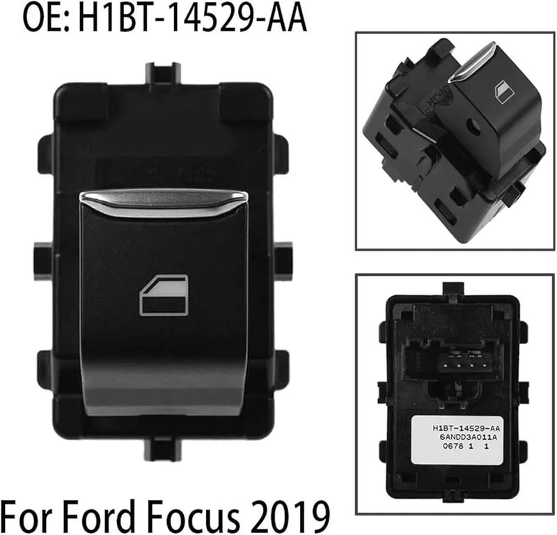 Focus 2017 2018 2019 Electric Power Window Switch Control Regulator Button H1BT 14529 AA - Image 3