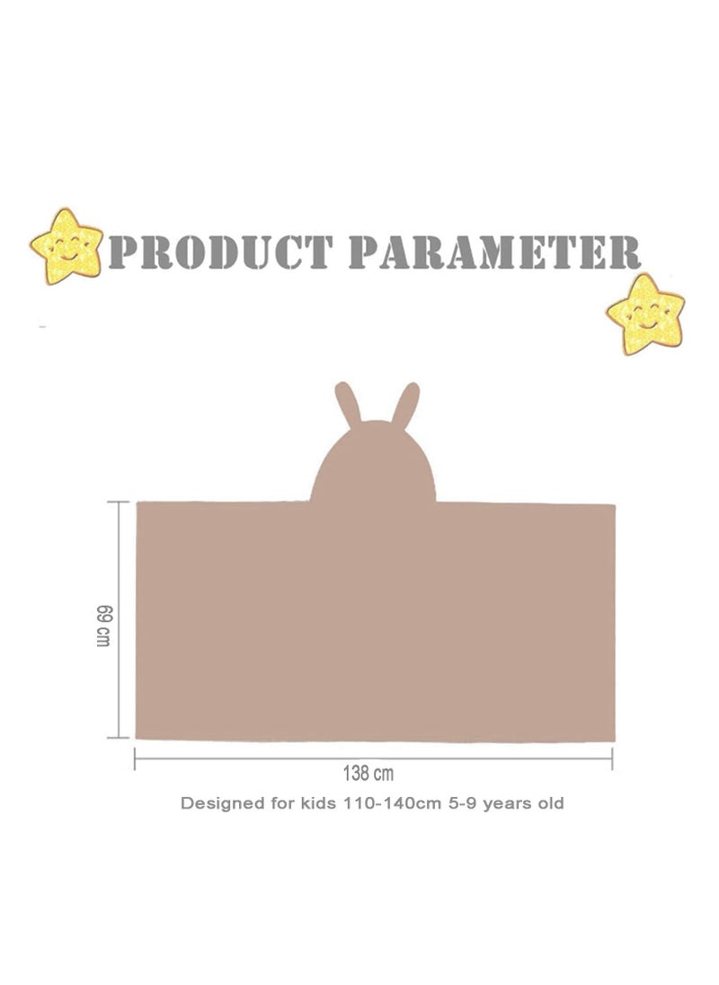 GOLDEN MILLION - Kids Hooded Boys and Girls Towel Bath Wrap Toddlers Shower Bathrobe Blanket - Image 1