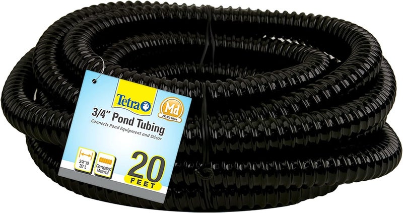 TetraPond Pond Tubing 3/4 Inch Diameter, 20 Feet Long, Connects Pond Components - Image 1