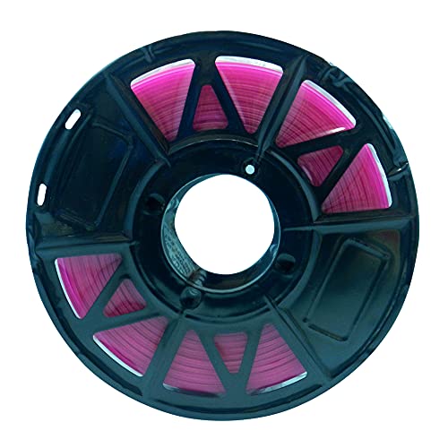 Tesseract Premium PLA + 1.75mm 3D Printing Filament | Dimensional Accuracy +/- 0.03mm | Compatible with Most FDM Printers | 1 KG 3D Printer Filament - PLA Glass Magenta (Quantity 1) - Image 1
