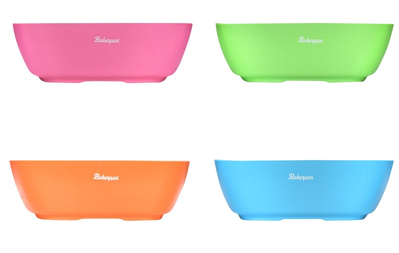 Bakerpan Silicone Bowls for Babies, Toddlers, Camping & Travel Bowls - Set of 4 (Multi) - Image 3