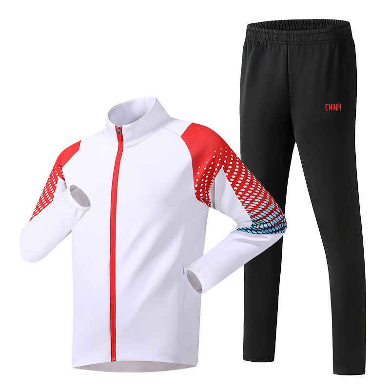 Chinese Team Long Sleeve Sports Jacket Male And Female Martial Arts Sports Student Coaches Group Training Suit Top Printing - Image 2