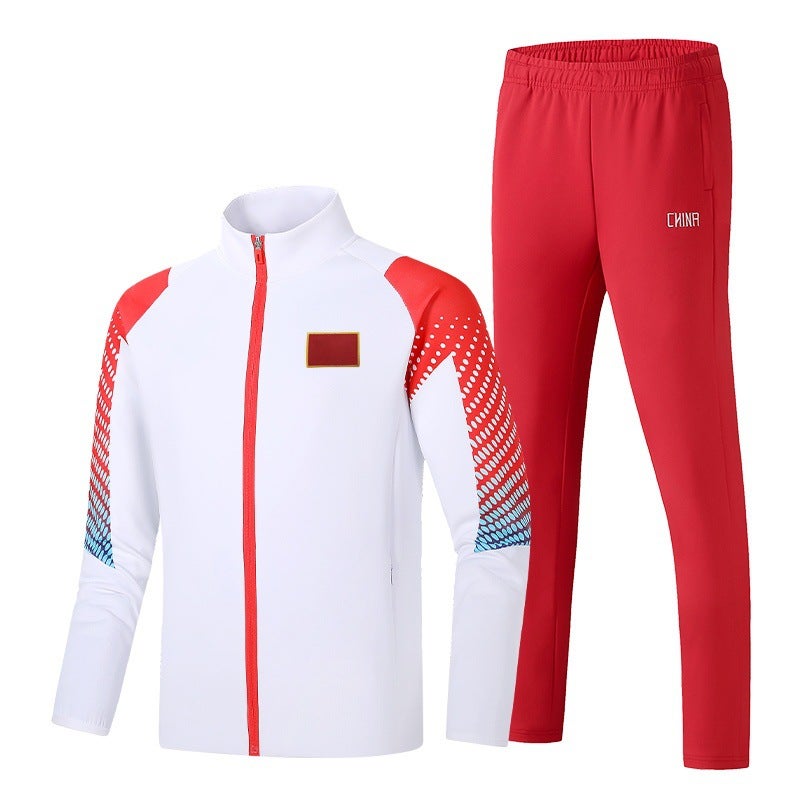 Chinese Team Long Sleeve Sports Jacket Male And Female Martial Arts Sports Student Coaches Group Training Suit Top Printing - Image 5