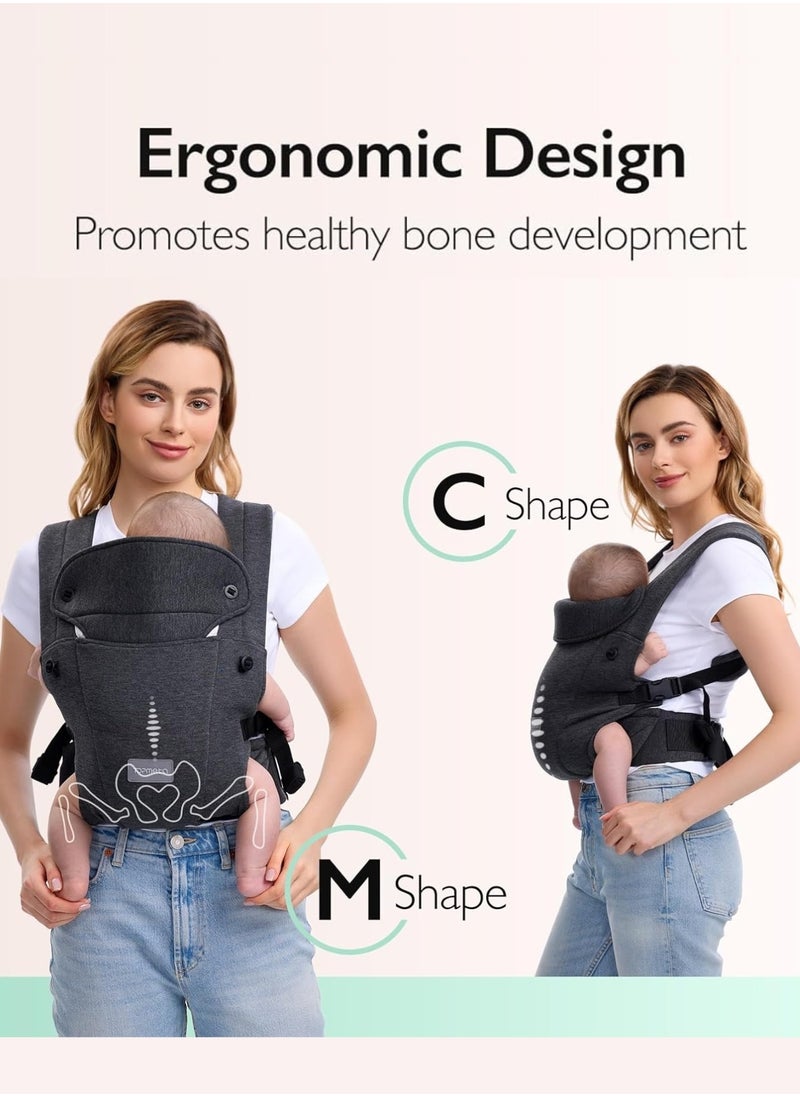Topmeta Soft And Lightweight Baby Carrier Wrap, Adjustable Neck Support, Ideal For Newborn 7-24 Lbs  - Image 5