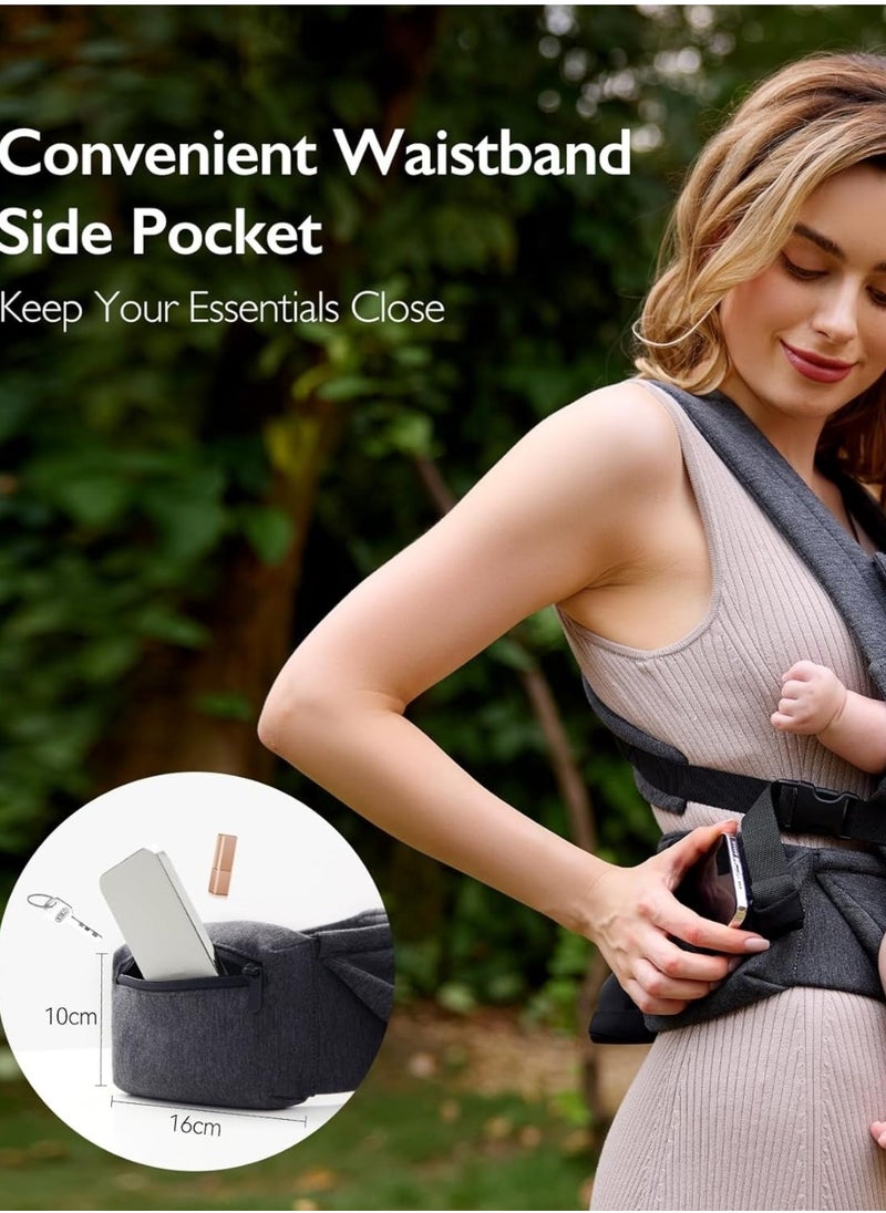 Topmeta Soft And Lightweight Baby Carrier Wrap, Adjustable Neck Support, Ideal For Newborn 7-24 Lbs  - Image 4