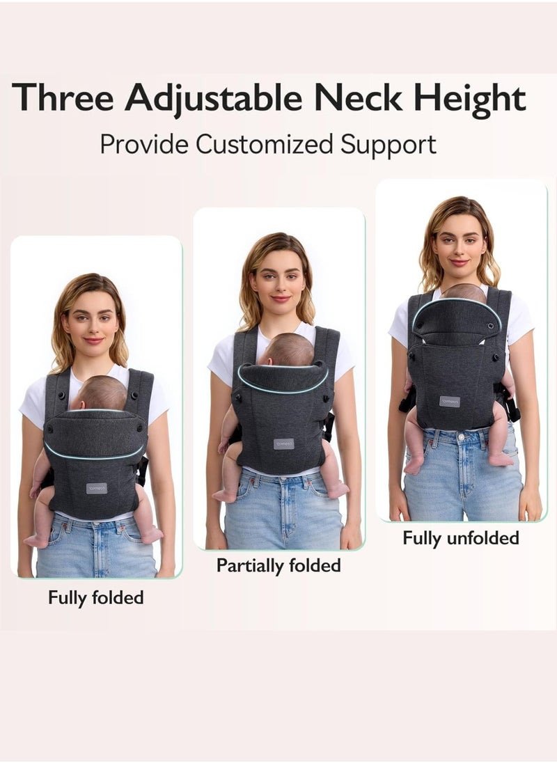 Topmeta Soft And Lightweight Baby Carrier Wrap, Adjustable Neck Support, Ideal For Newborn 7-24 Lbs  - Image 3