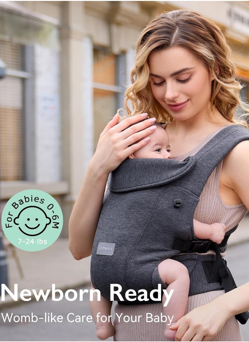 Topmeta Soft And Lightweight Baby Carrier Wrap, Adjustable Neck Support, Ideal For Newborn 7-24 Lbs  - Image 2