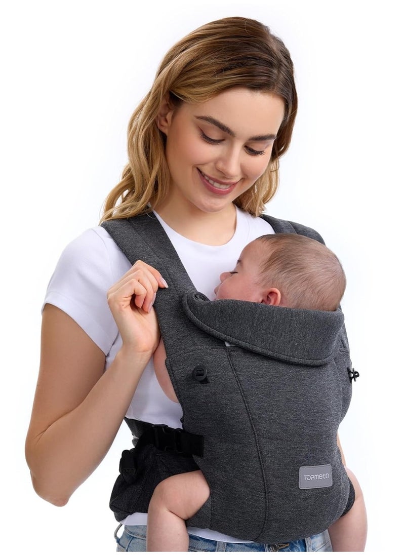 Topmeta Soft And Lightweight Baby Carrier Wrap, Adjustable Neck Support, Ideal For Newborn 7-24 Lbs  - Image 1