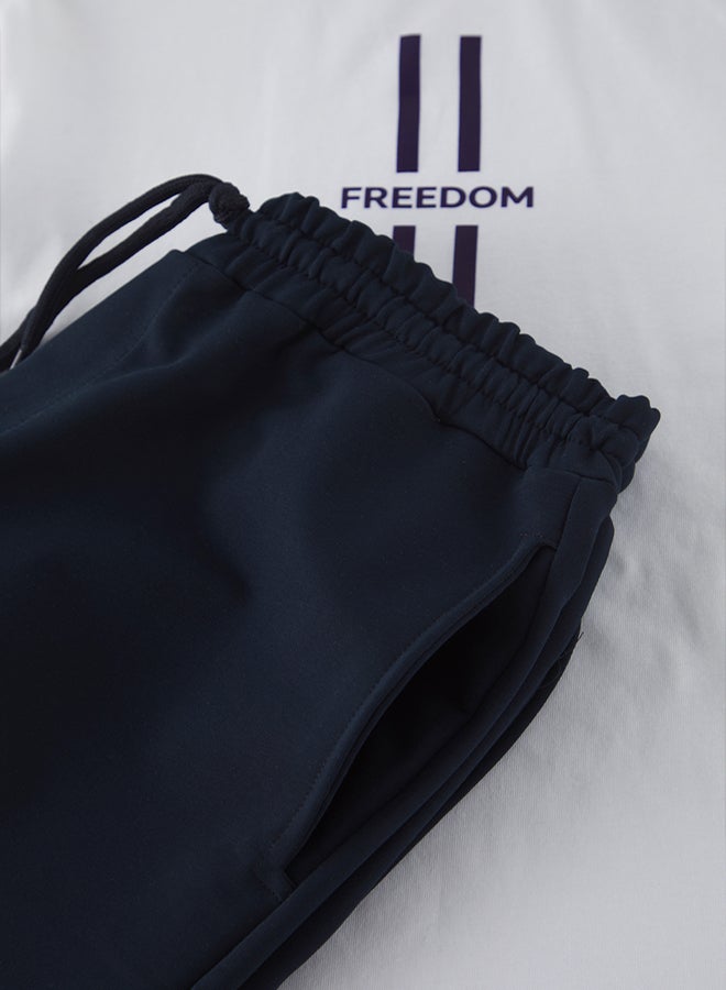 trendyol Regular/Normal Fit Printed TShirt and Sweatpants 2Piece Suit - Image 2