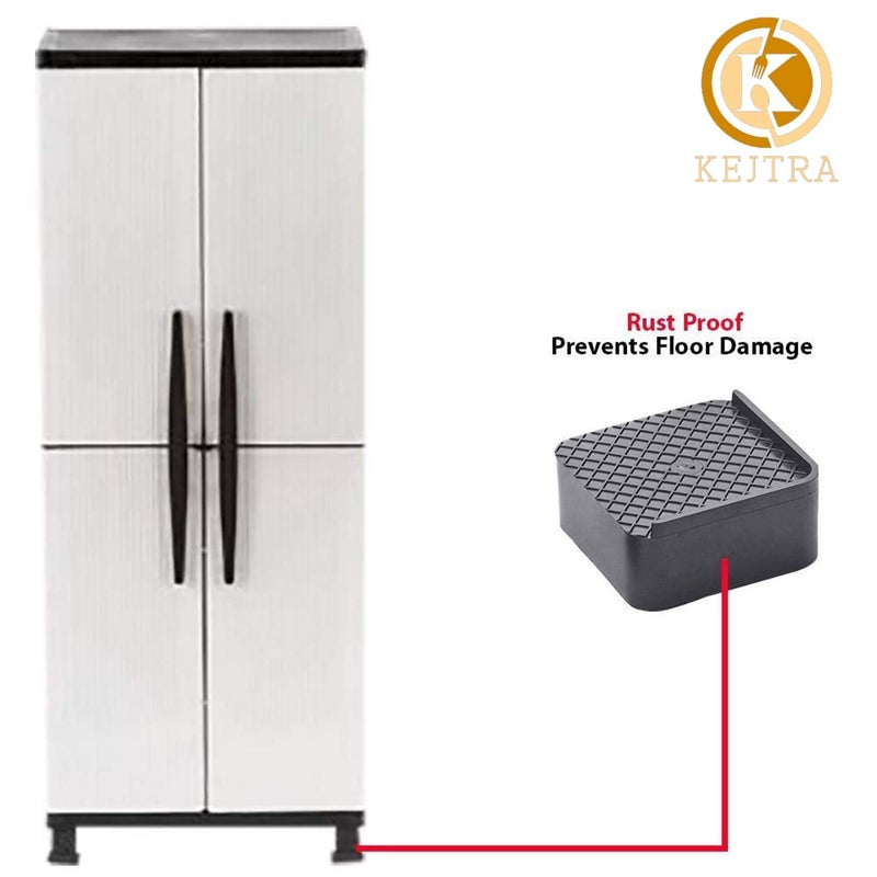KEJTRA KEJTRA Washer Dryer Anti Vibration Pad with Suction Cup Feet Fridge Washing Machine Feet Pads Leveling Feet Anti Walk Pads Shock Absorber Furniture Lifting Base4 PieceMulticolour  - Image 2