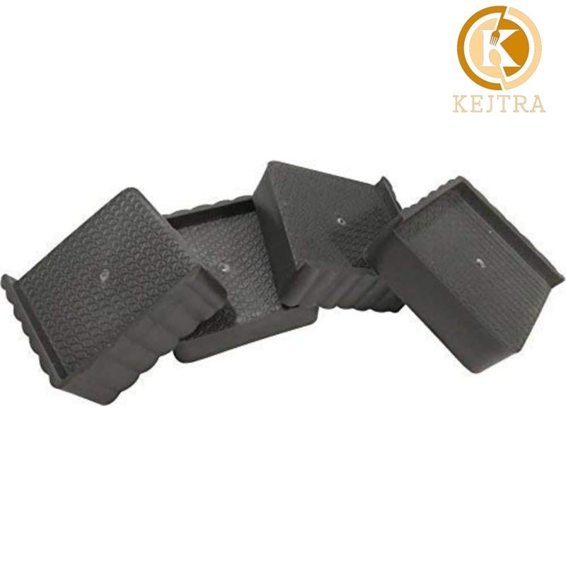 KEJTRA KEJTRA Washer Dryer Anti Vibration Pad with Suction Cup Feet Fridge Washing Machine Feet Pads Leveling Feet Anti Walk Pads Shock Absorber Furniture Lifting Base4 PieceMulticolour  - Image 4