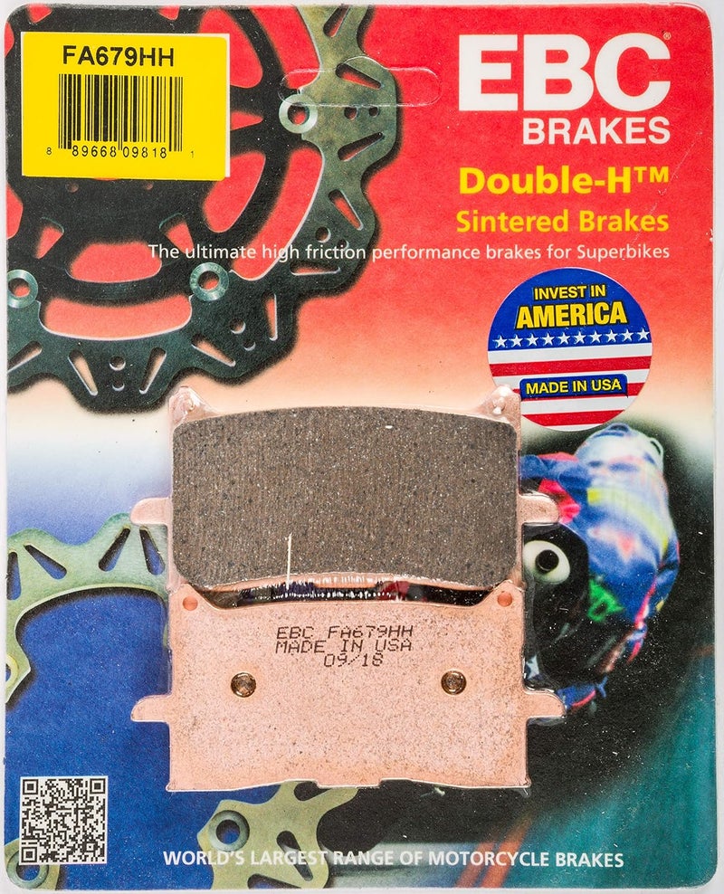 EBC Brakes FA679HH Double-H Series Sintered Disc Brake Pad, Black, One-Size