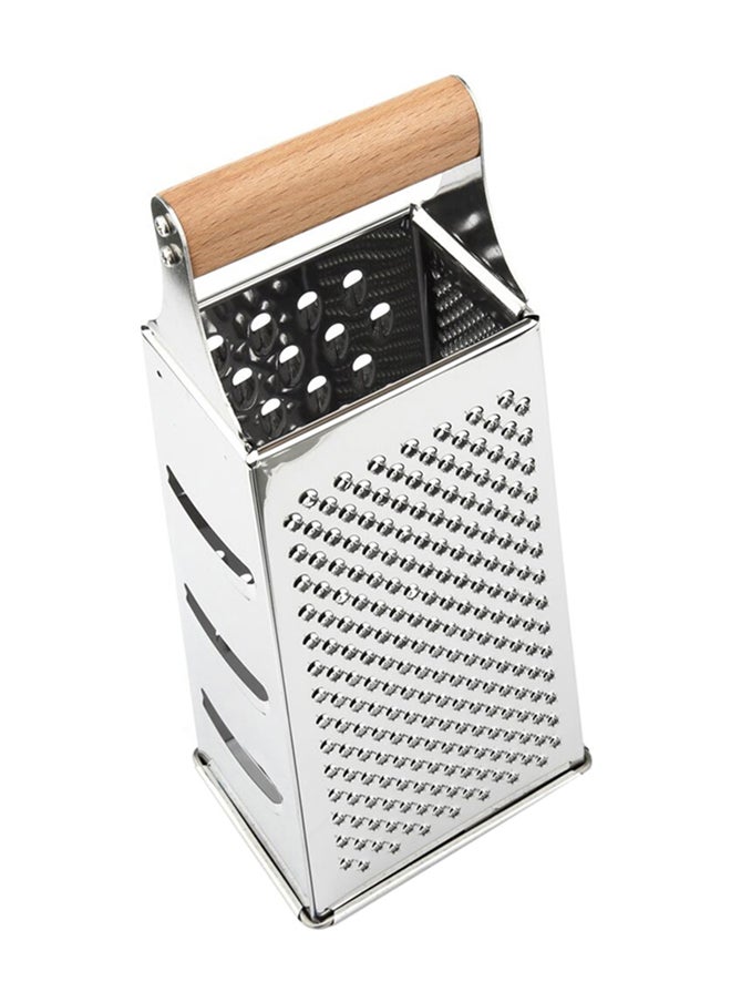 PARFAIT - Durable High Quality 4-Sided Grater Silver and Brown 24.5 x 8.4 x 10.8 cm HB8785KT - Image 1