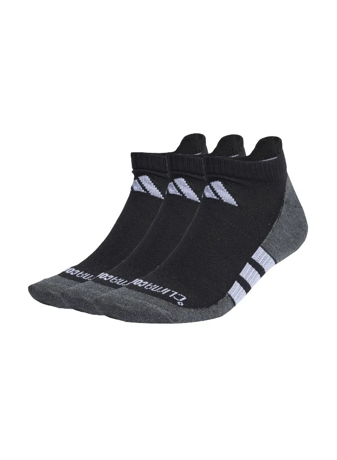 Adidas Prf T Cc Low 3P Black Training Socks For Unisex 10K - 11.5K