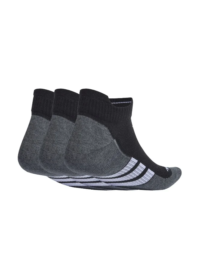 Adidas Prf T Cc Low 3P Black Training Socks For Unisex 10K - 11.5K