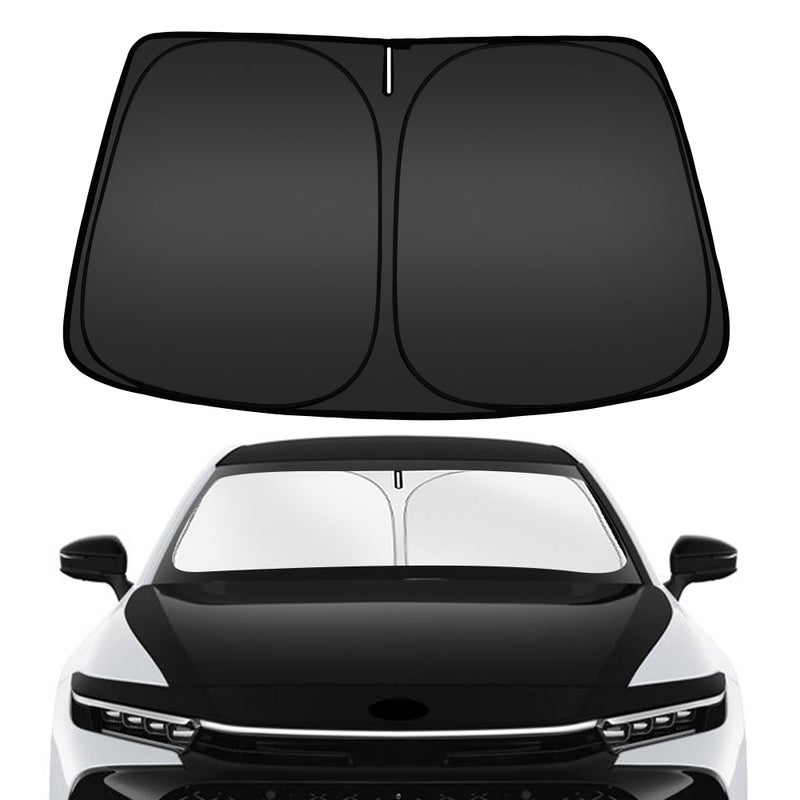 ARISMOTOR Windshield Sun Shade for Toyota Crown 20232025 2026Toyota Crown Signia 20252026 Custom Fit Foldable Front Window Sunshade Sun Visor Protector Block UV Rays Keep Your Car Cooler - Image 3