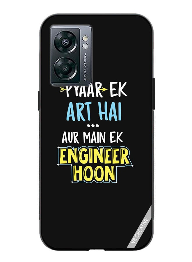 VR CREATIVE Protective Case Cover For OnePlus Nord N300 Pyaar Ek Art Hai Design Multicolour - Image 1