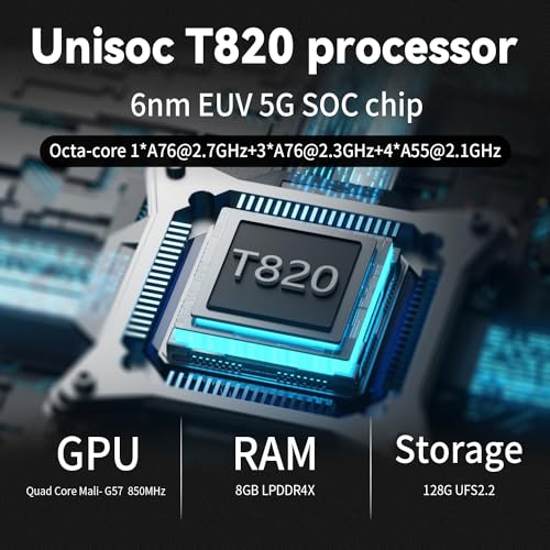 MOUJI RG556 Retro Handheld Game Console 5.48-inch Touch AMOLED Screen Unisoc T820 Android 13 OS pre-Install Games 8GB LPDDR4X Built-in 128G+256G SD Card WiFi Video Games Player(Black) - Image 2
