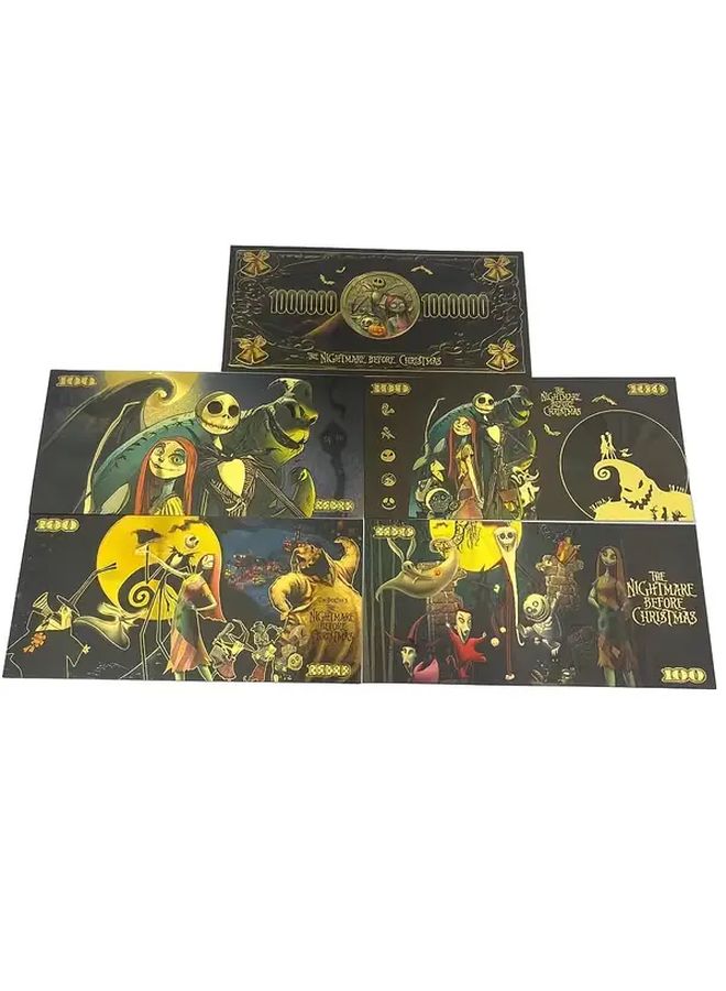 Style 5 Jack Skellington Ticket Vouchers Durable Collectible Party Decor - Image 5