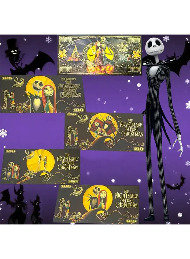 Style 5 Jack Skellington Ticket Vouchers Durable Collectible Party Decor - Image 1