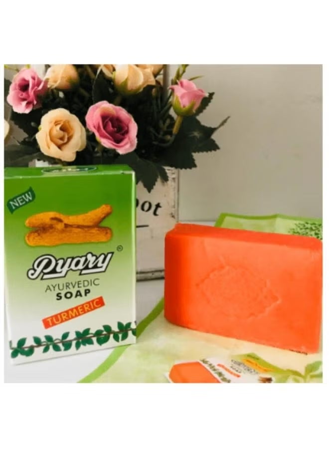 Pyary Ayurvedic Soap - Turmeric 75g. - Image 2