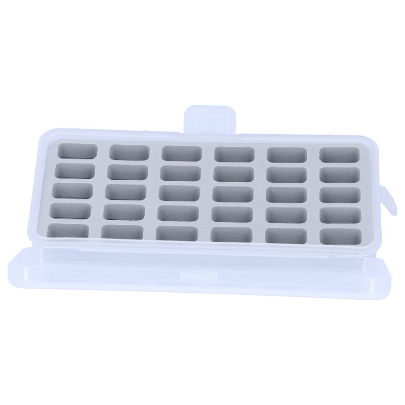 Sewing Spool Organizer: 30-Spool Capacity, Transparent Window, Portable - Sturdy Reusable Plastic Bobbin Box Organizer for Sewing Craft Storage - Image 3