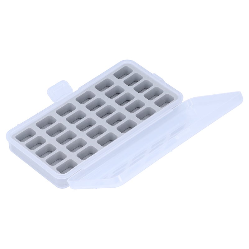 Sewing Spool Organizer: 30-Spool Capacity, Transparent Window, Portable - Sturdy Reusable Plastic Bobbin Box Organizer for Sewing Craft Storage - Image 4