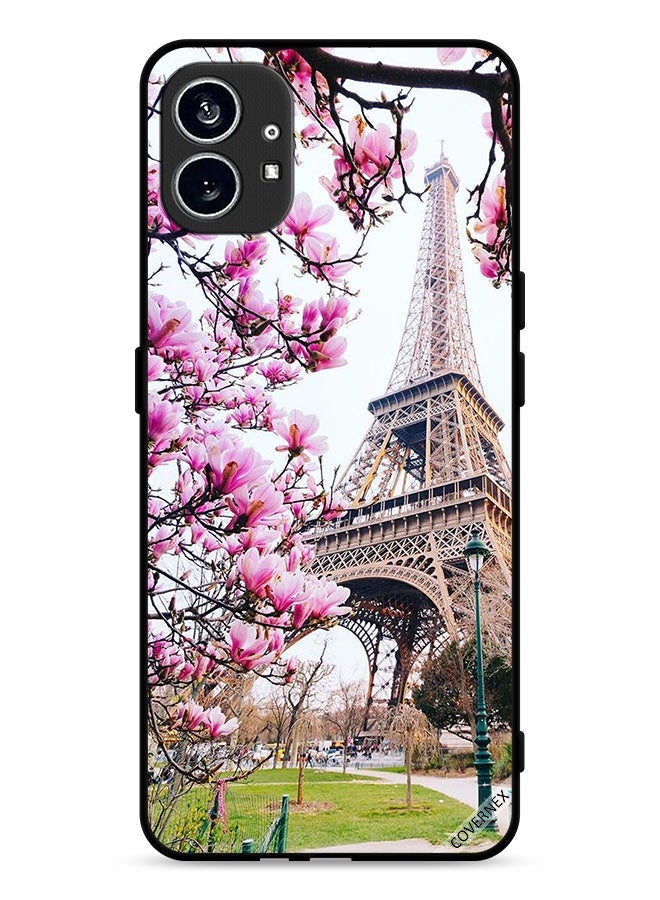 Covernex Nothing Phone (1) 5G Protective Case Cover Flowers & Eiffel Tower - Image 1
