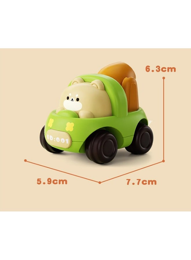 ألعاب شاحنة الجرو للأولاد والبنات ، سيارات الاحتكاك ، سيارات الألعاب التعليمية ، سيارات ألعاب الاحتكاك ، لوازم حفلات عيد الميلاد هدايا الأطفال الصغار ، هدايا عيد ميلاد للأولاد ، ألعاب عربة الأطفال بعمر 1-3 سنوات - Image 2