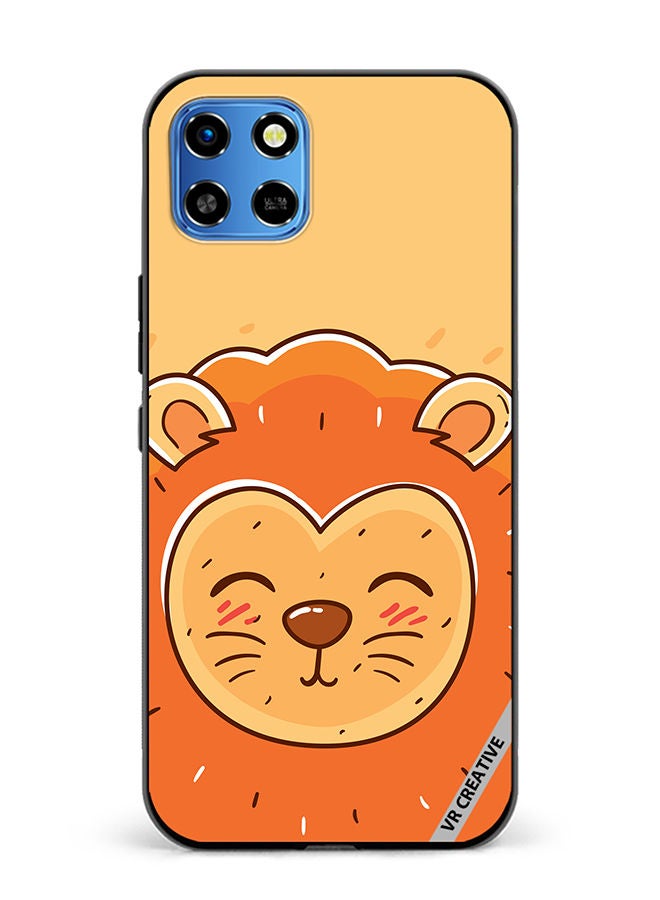 VR CREATIVE Protective Case Cover For Infinix Smart 6 HD Sleeping Lion Design Multicolour - Image 1