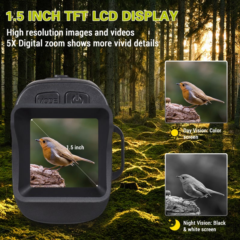 Digital Night Vision Monocular 24MP 1080P Infrared Night Vision Goggles for Hunting Camping Traveling - Image 2